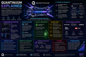 Quantinuum trapped-ion quantum computing technology and quantum cybersecurity stock analysis