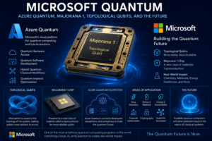Microsoft Quantum Azure Quantum Majorana chip topological qubits and future quantum computing analysis